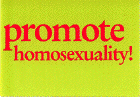 Promote homosexuality